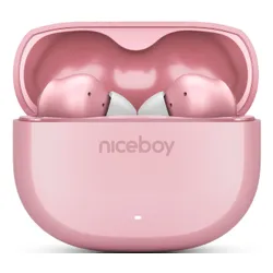 Słuchawki dokanałowe NICEBOY Pins 4 ANC Różowy