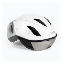 Kask rowerowy Giro Vanquish Integrated Mips matte white/silver/vivid road onyx