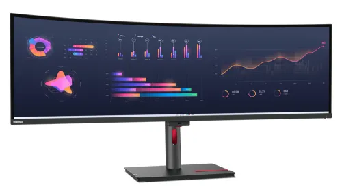 Monitor Lenovo ThinkVision P49w-30 49" 5K IPS Black 60Hz 4ms Zakrzywiony Profesjonalny