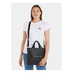 Calvin Klein Jeans Sculpted Mini Slim Tote26 Mono Handbag K60K611547 Черный