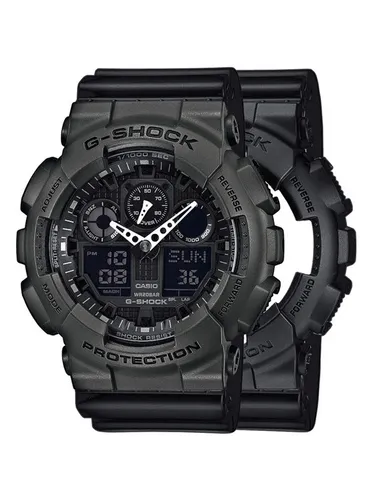 Casio Zegarek SET GA-100-1A1ER + BEZEL 10467795 + PASEK 10347688