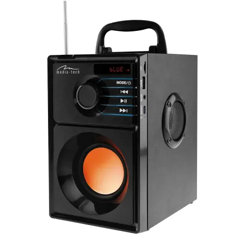 Głośnik Bluetooth Media-Tech BOOMBOX BT MT3145 15W Radio FM Czarny