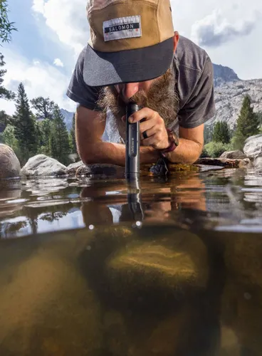 Filtr do wody słomka LifeStraw Peak Series - dark grey