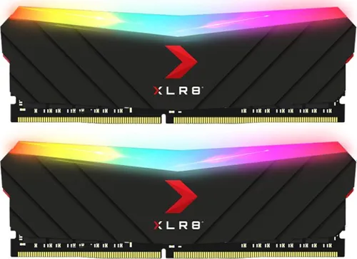 Pamięć PNY XLR8 Gaming Epic-X RGB, DDR4, 16 GB, 3200MHz, CL16 (MD16GK2D4320016XRGB)