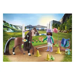 Playmobil Набор фигурок лошадей 71355 Зои и Блейз с препятствиями