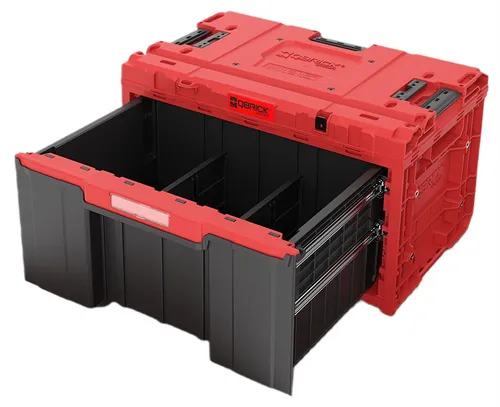 Skrzynka narzędziowa QBRICK System One Drawer 1 Toolbox 2.0 Red Ultra HD Custom