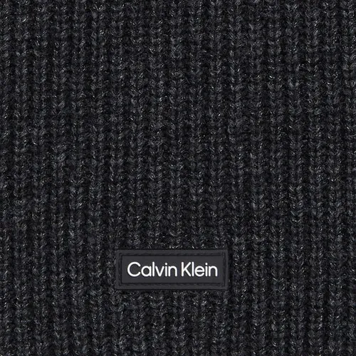 Calvin Klein Tati lână tricot eșarfă K50k510995 gri închis BAX