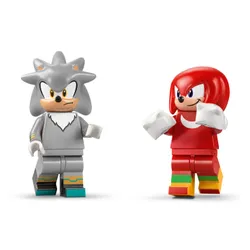 LEGO 77118 Sonic the Hedgehog Silver w samochodzie kontra Knuckles w monster trucku