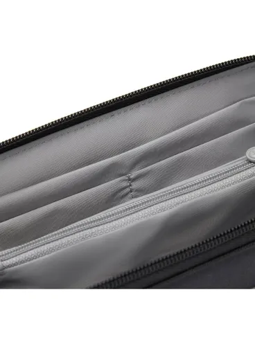 Portfel antykradzieżowy Pacsafe RFIDsafe Continental Wallet - jet black
