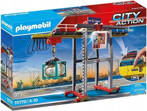 Playmobil Suwnica z kontenerami (70770)
