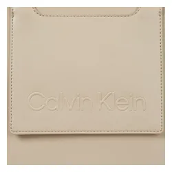 Calvin Klein Ck Set Tote Medium Handbag K60K611077 Бежевый