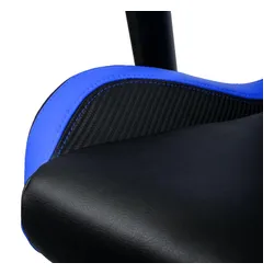 Fotel Noblechairs EPIC COMPACT Black Carbon Blue Gamingowy do 120kg Skóra ECO Czarno-niebieski