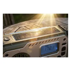 Radioodbiornik Vayox VA0440 Solarne Latarka Radio FM Bluetooth Zielony