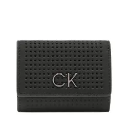 Женский кошелек Calvin Klein Re-Lock Trifold Xxs Perf K60K610662 BAX