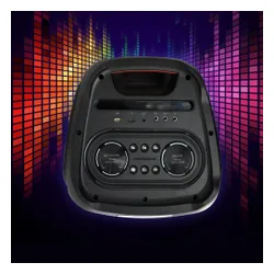 Power Audio Manta ATHOS SPK1001B300 90W Bluetooth FM Radio Black