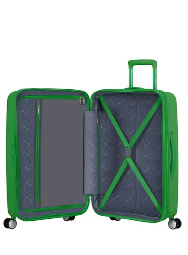 Walizka średnia Soundbox American Tourister - grass green