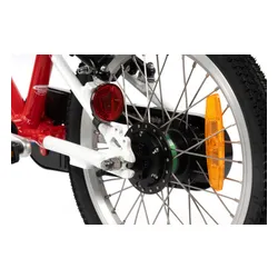 Rower dziecięcy KARBON Superlight Automatic 16 cali dla chłopca Czerwony