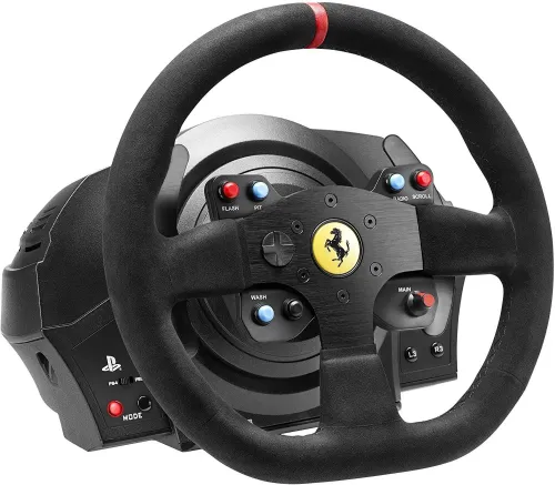 Руль Thrustmaster T300 Alcantara Edition с педалями для PS5, PS4, PS3, PC Force Feedback + редуктор TH8S