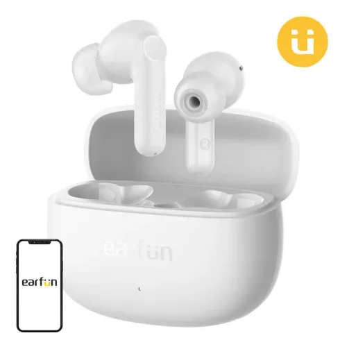 Słuchawki bezprzewodowe Earfun Air Life Dokanałowe Bluetooth 5.4 Biały