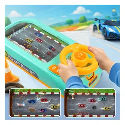 Interaktywna kierownica dla dzieci symulator jazdy z dźwiękami I regulacją prędkości