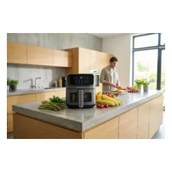 Air Fryer Frytkownica beztłuszczowa GÖTZE & JENSEN AF300T 4.5l z okienkiem do obserwacji postępów gotowania