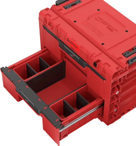 Skrzynka narzędziowa QBRICK System Prime Drawer 2 Toolbox Expert Red Ultra HD Custom