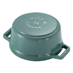 Mini garnek żeliwny okrągły , eukaliptusowy STAUB MINI COCOTTE 250 ML Eukaliptusowy