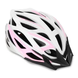 Kask rowerowy SPOKEY Femme Biało-różowy MTB (rozmiar M)