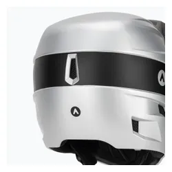 Kask rowerowy ATTABO State 1.0 full face srebrny