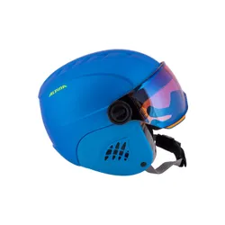 Kask snowboardowy dziecięcy ALPINA CARAT LE VISOR blue - Rozmiar - S