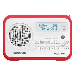 Радиоприемник SANGEAN TRAVELLER 670 DPR-67 FM-радио DAB + бело-серебристый