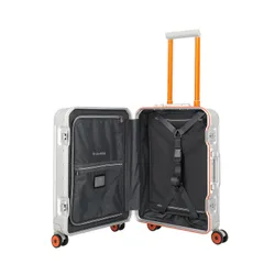 Walizka kabinowa Travelite Next 75 Years Edition - silver / orange