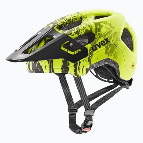 Kask rowerowy dziecięcy UVEX React MIPS Jr lime/black