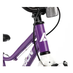Rower dziecięcy KARBON Superlight 18 cali dla chłopca Fioletowy