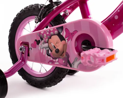 Rower dziecięcy HUFFY Disney Myszka Minnie 12 cali dla dziewczynki Różowy