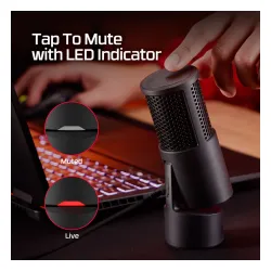 Mikrofon HyperX SoloCast 2 Przewodowy Pojemnościowy Czarny