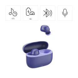 Słuchawki bezprzewodowe Hama Freedom Buddy II TWS Dokanałowe Bluetooth 5.4 Niebieski