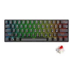 Klawiatura ROYAL KLUDGE RK61 RGB Red Switch Czarny