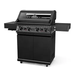 Grill gazowy KOLER Krone S1 Czarny 21.6 kW 73 x 46 cm