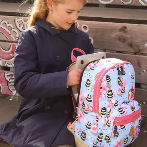 Rucsac pentru fete Pick & Pack Bee m-sky blue