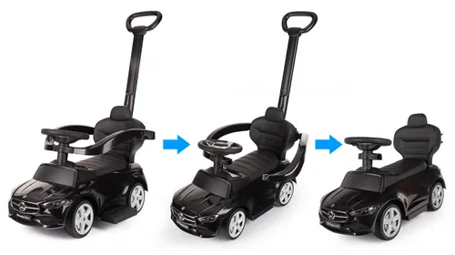 Jeździk Mercedes 4w1 chodzik, pchacz c-class 63 amg, jeździdełko dla dzieci, autko