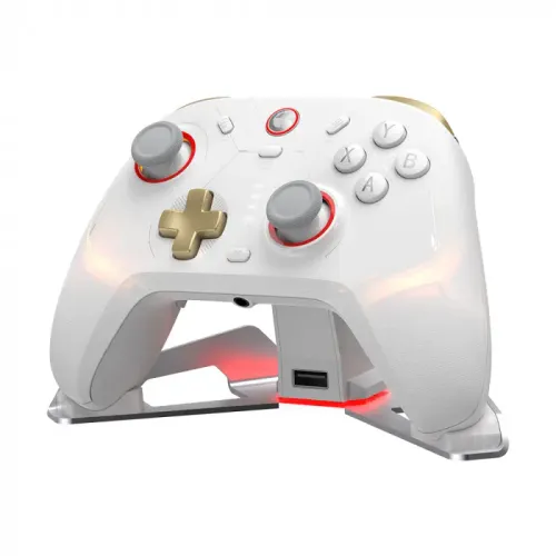 Pad GameSir HRG1011 Cyclone 2 Bundle White do PC Nintendo Switch iOS Android Bezprzewodowy Biały