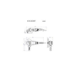 Szlifierka kątowa Metabo W 24-230 MVT