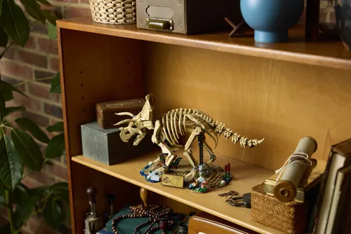 LEGO Jurassic World 77985 Szkielety dinozaurów: triceratops, zestaw klocków