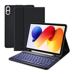 Etui na Xiaomi Poco Pad M1/Redmi Pad 2 Pro 12.2 TECH-PROTECT SC Pen Czarny + Klawiatura