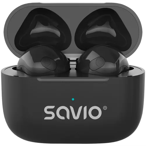 Słuchawki bezprzewodowe Savio TWS-02 PRO Douszne Bluetooth 5.4 Czarny
