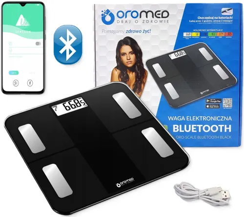 Waga OROMED Oro-Scale Bluetooth Czarny