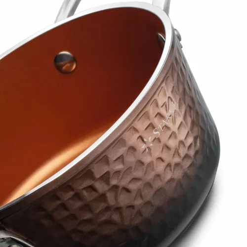 Garnek na indukcję z powłoką nieprzywierającą Starke Pro Glossy Copper 1,6 l
