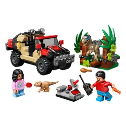 LEGO Jurassic World 76972 Ucieczka terenówką przed raptorem