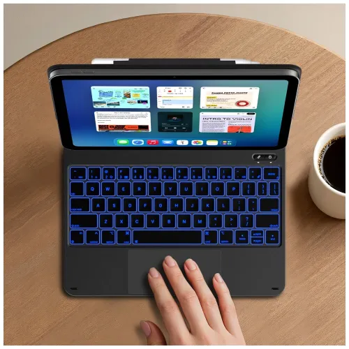 Etui na iPad Pro 13 cali TYPECASE Edge Biały Klawiatura